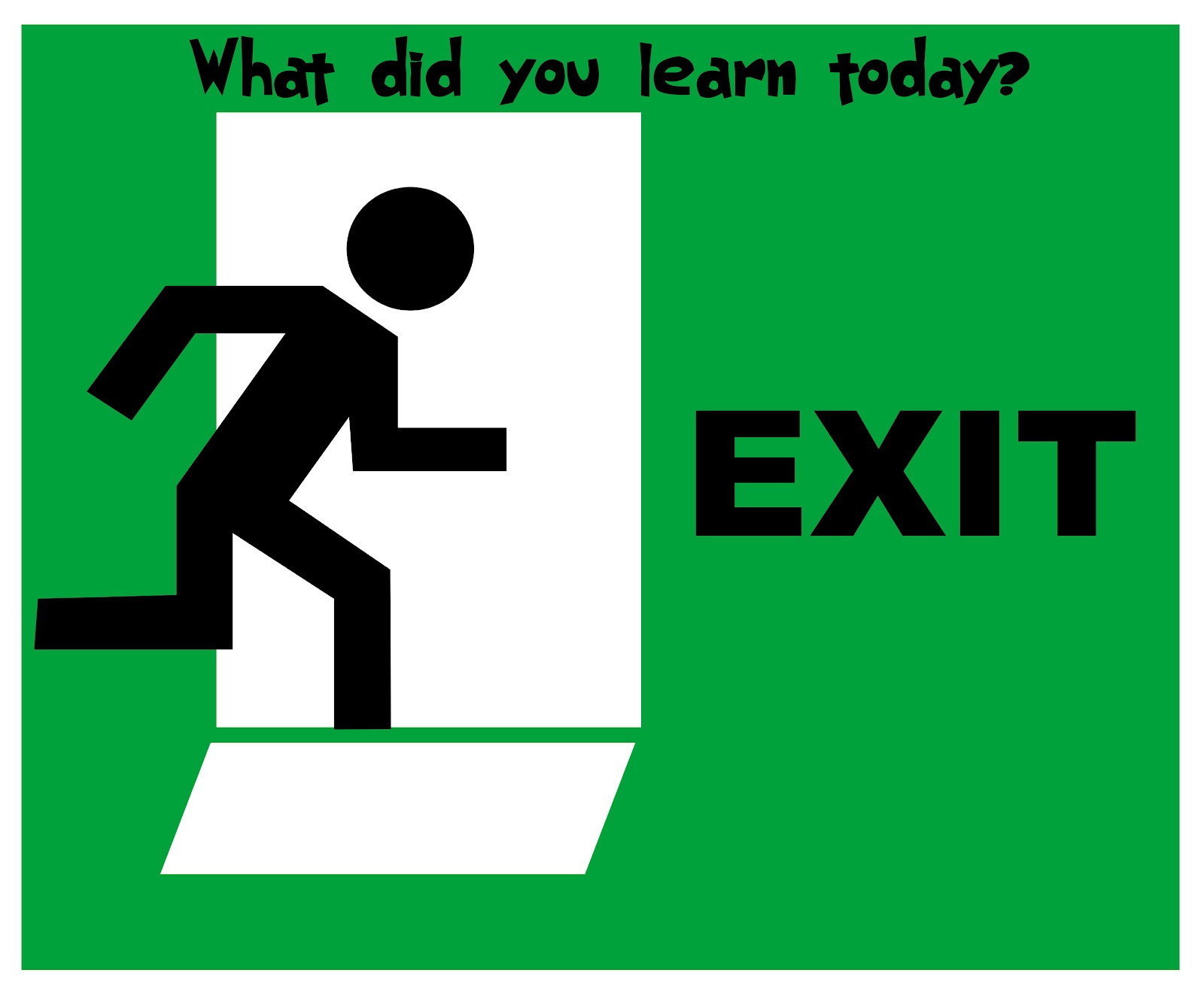 Exit Slips. Exit Slips EFA. Go on my exit. School exit tag.