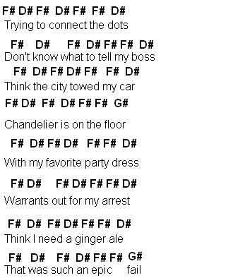 Flute Sheet Music: Last Friday Night