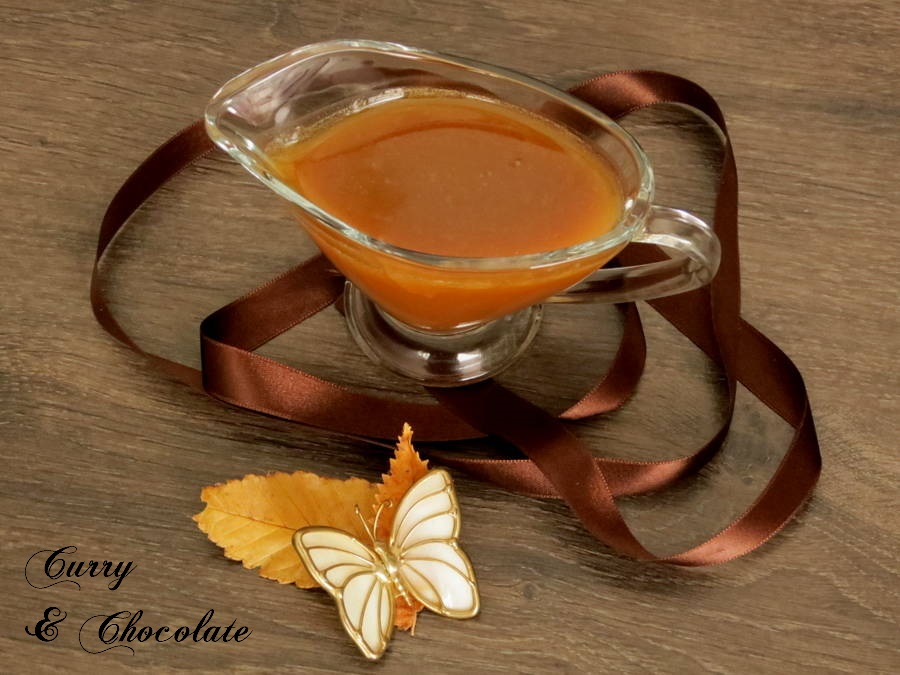 Curry y Chocolate Salsa toffee o de caramelo con mantequilla Butter