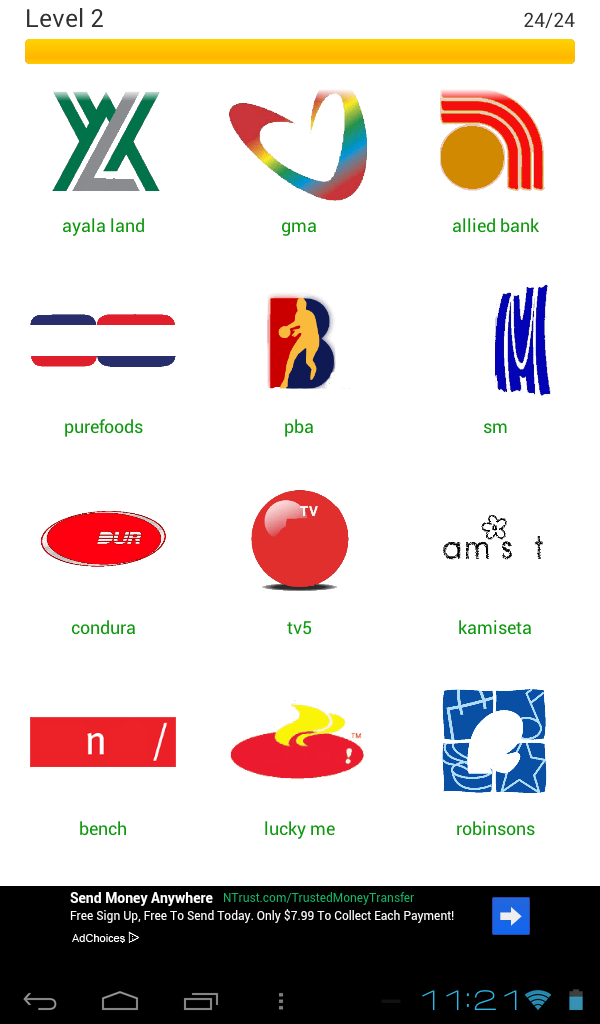 Quiz answers level logo philippines 藤原ジョアンナ: Philippine Logo Quiz Level01-12