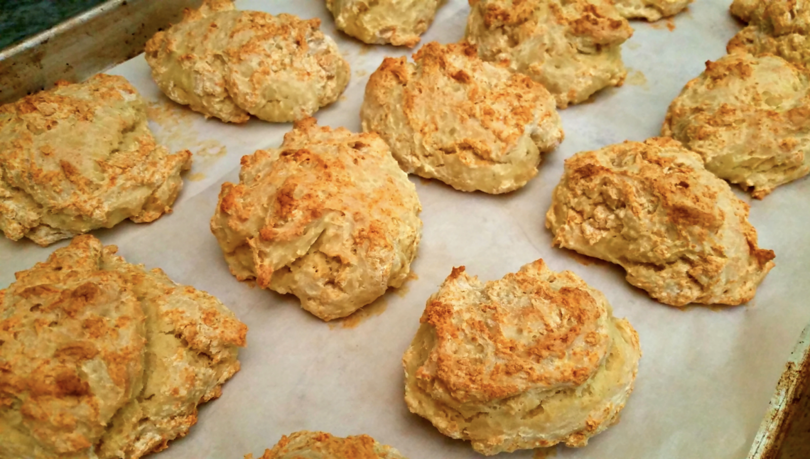 The Plant Eaters VEGAN BUTTERMILK DROP BISCUITS