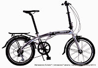 Sepeda Lipat Pacific PIP-2993 7 Speed + Rangka Aloi 20 Inci