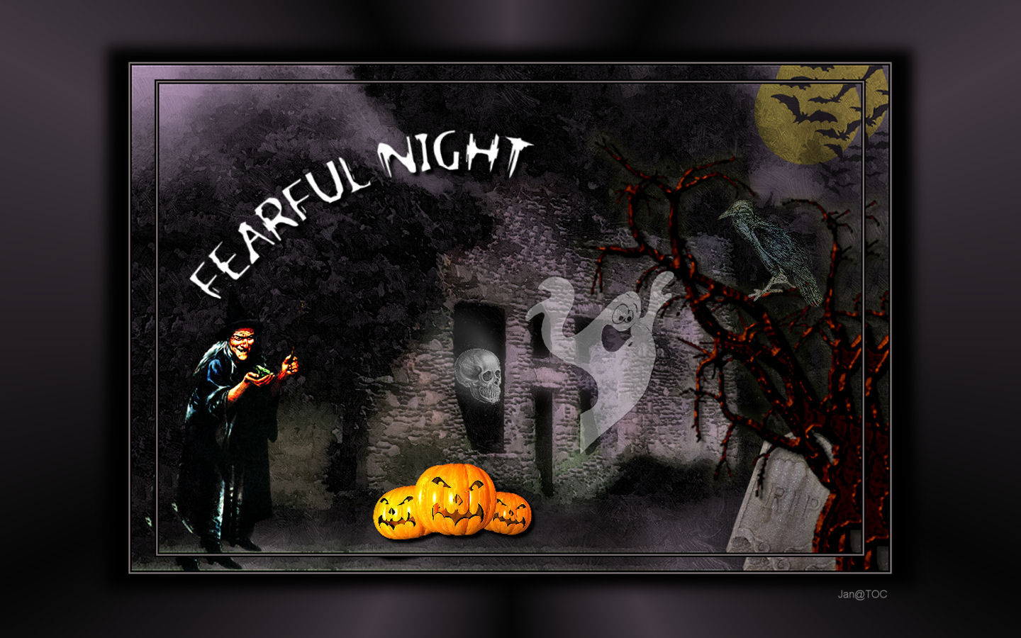 ToC Computer Art by Jan: Halloween Night