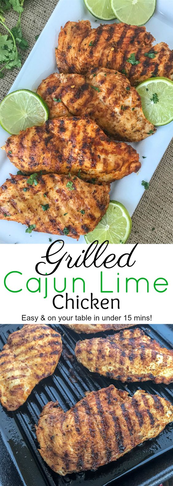 GRILLED CAJUN LIME CHICKEN