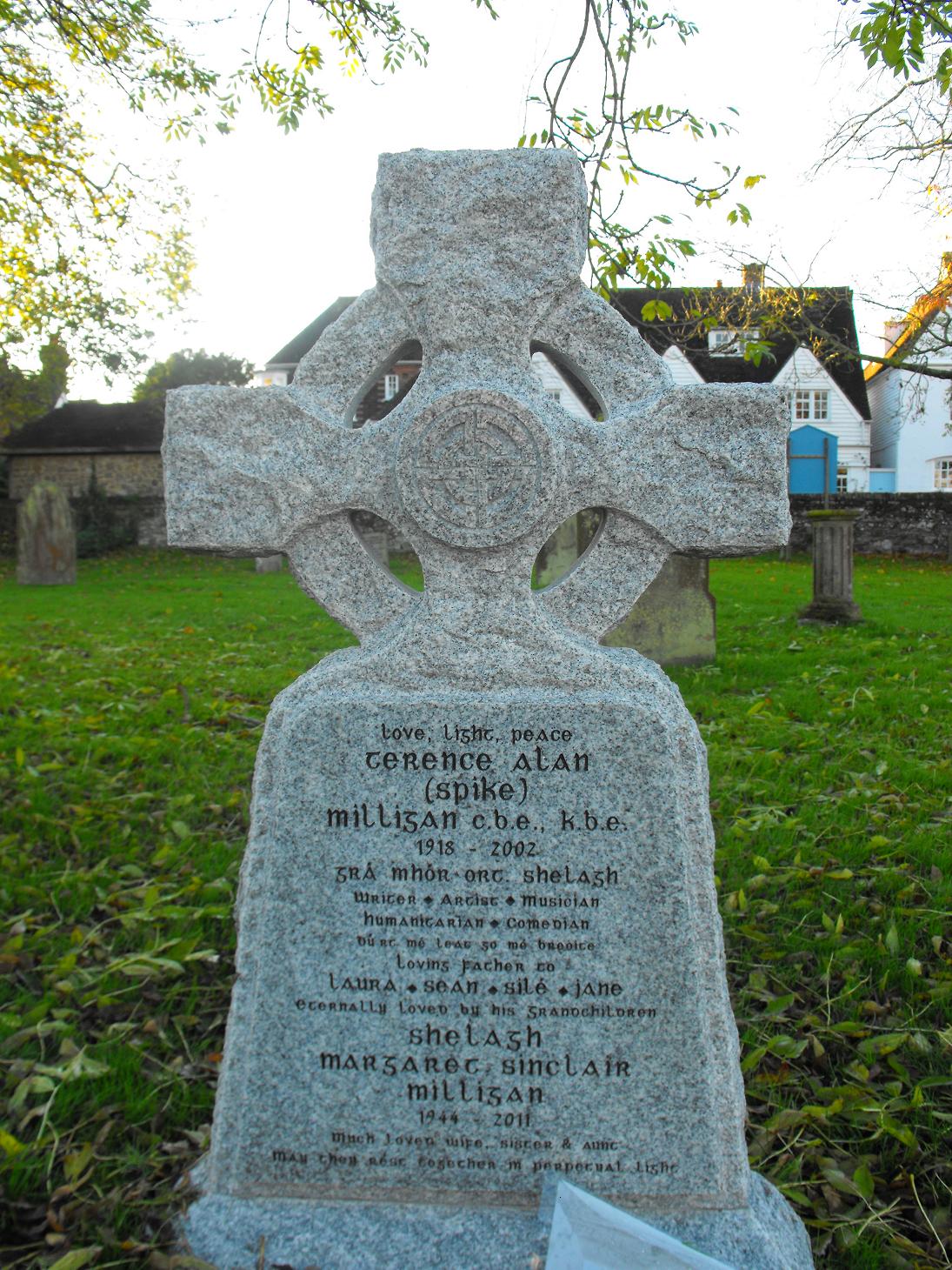 Transpontine Spike Milligan's Grave