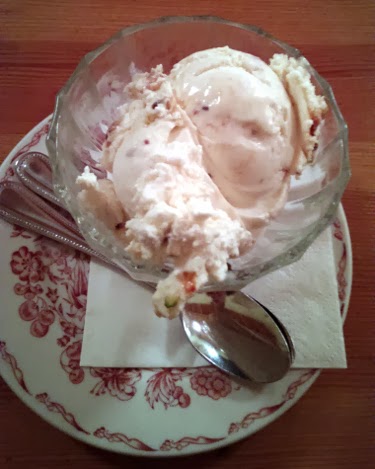 Lovely's miso toffee ice cream