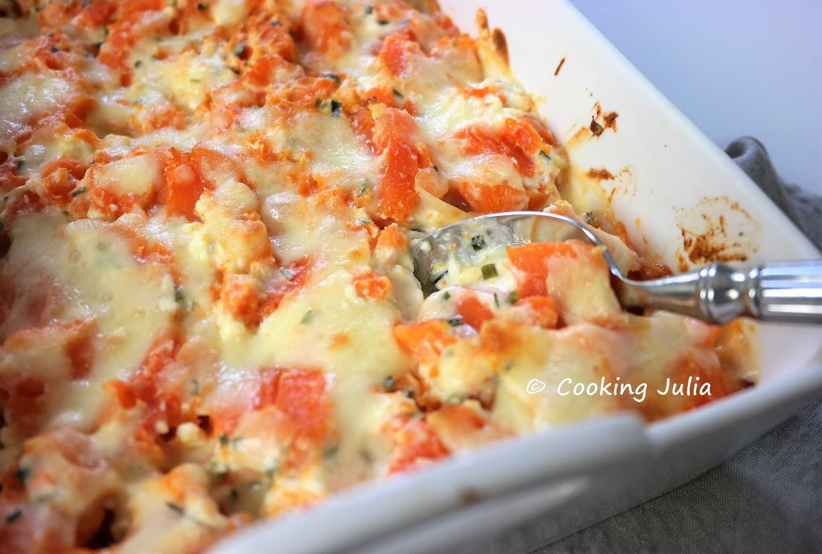 Cooking Julia Gratin De Patates Douces A La Feta