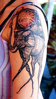 Melhores tatuagens de elefante no braço