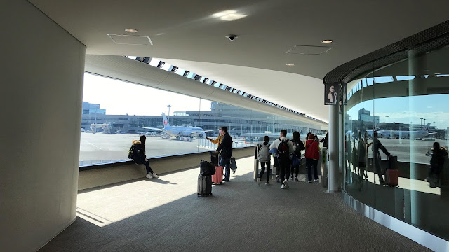 Narita Terminal 2 Hallway leading to Immigration