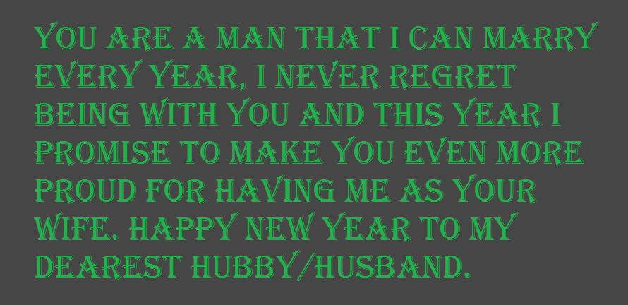 New Year Messages for Lovers