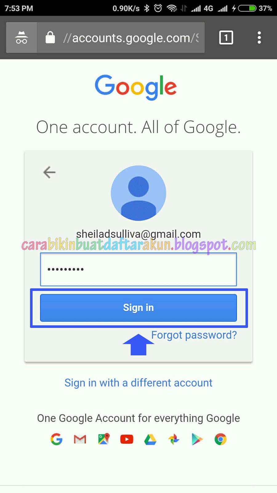 Cara Mengganti Sandi Akun Google Lewat HP - Cara Bikin Buat Daftar Akun