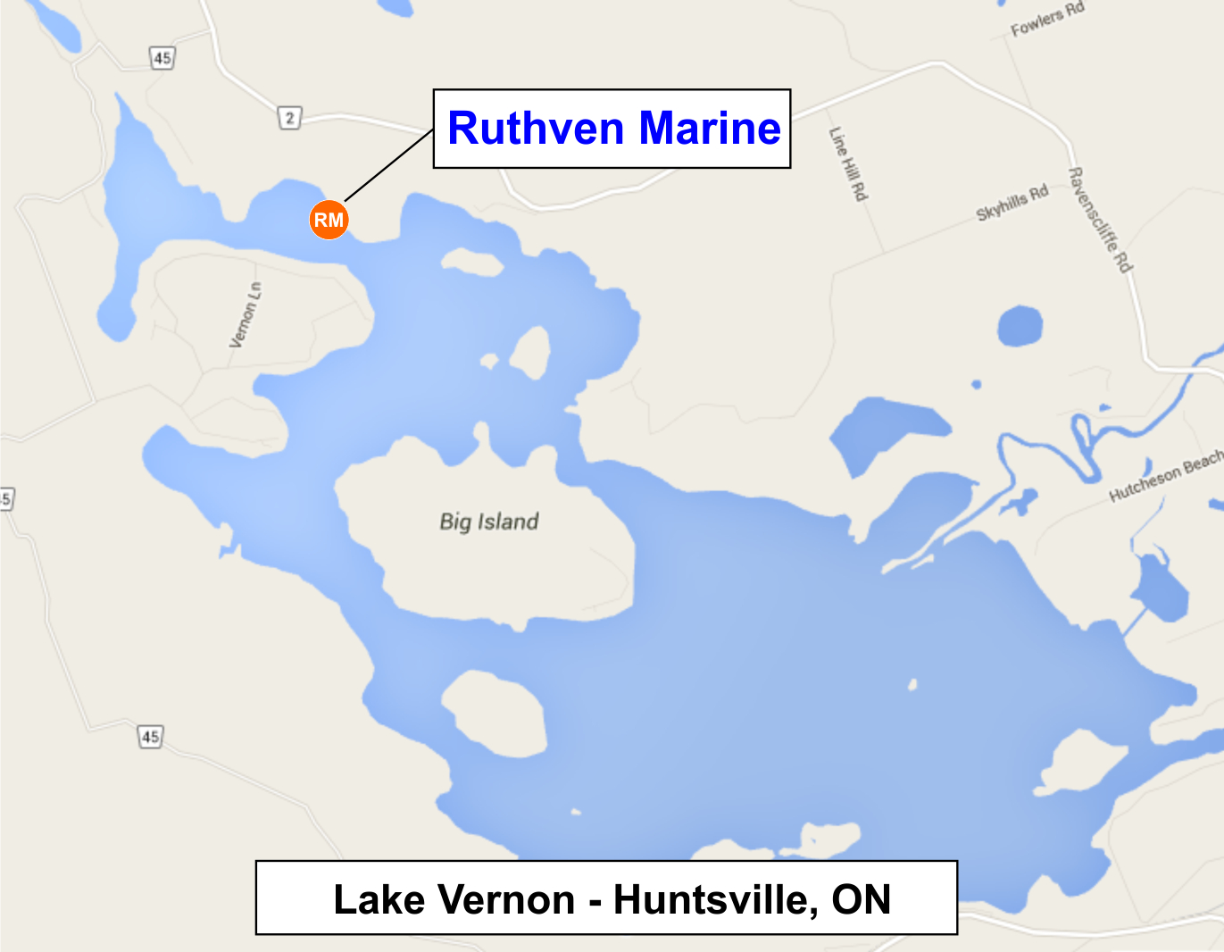 Ruthven Marine Lake Vernon