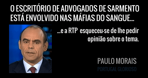 «Os jornalistas da RTP são assim tão distraídos?» Paulo Morais