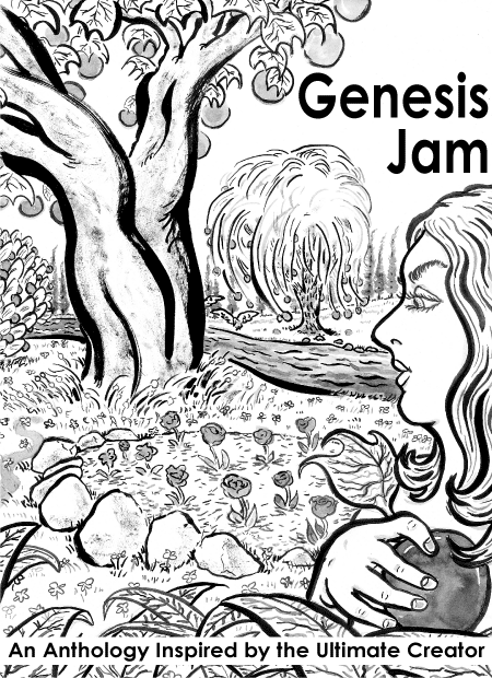 Genesis Jam book cover illustration by Joe Chiappetta