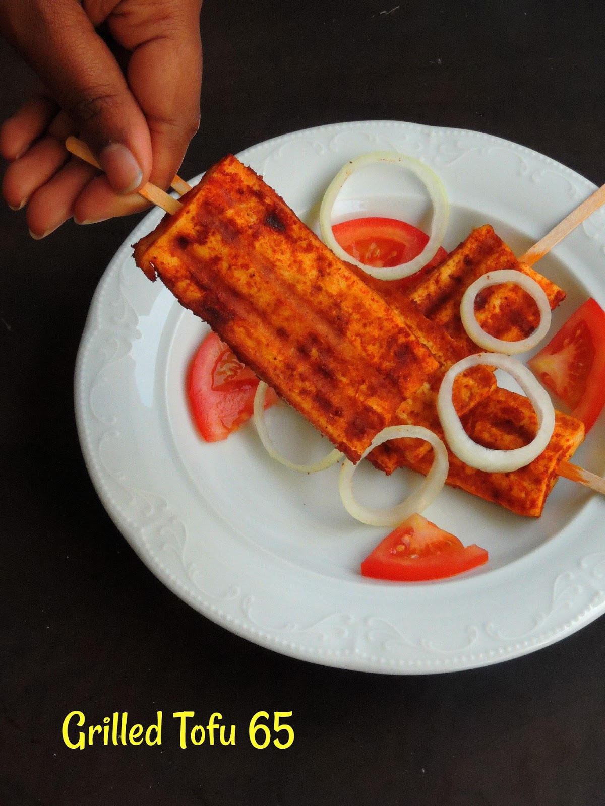 Priya's Versatile Recipes Grilled Tofu 65/Vegan Grilled Tofu 65 in Stick