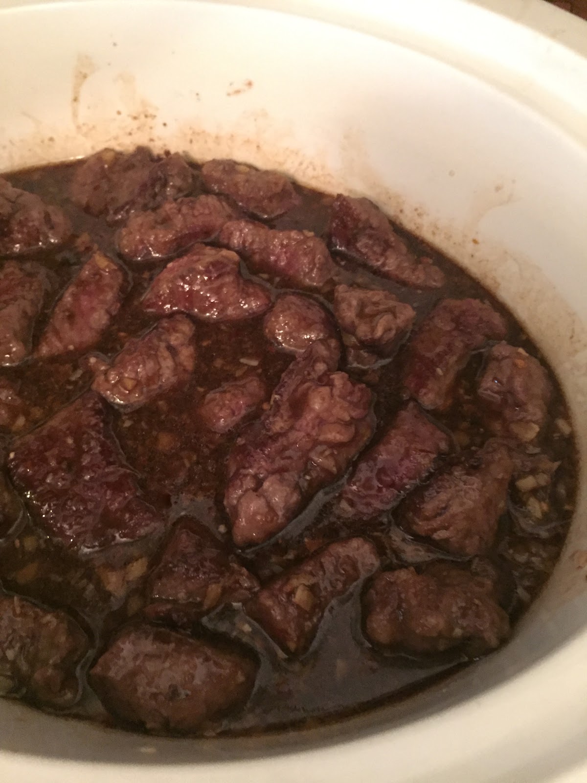 RECIPE Slow Cooker Asian Ginger Beef and Spicy Sesame Asian Green Beans