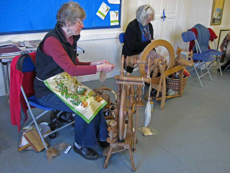 The Abergele Guild of Weavers, Spinners and Dyers Spinning Sunday, and