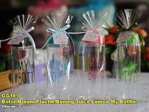 Botol Minum Plastik Bening Juice Lemon My Bottle