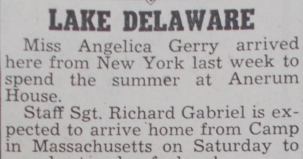 Bovina (NY) History This Day in Bovina for June 2019