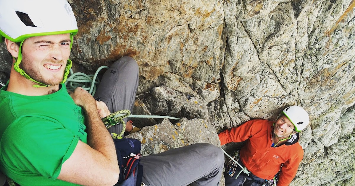 Tom Ripley Completing British Mountain Guides' pre requirements.