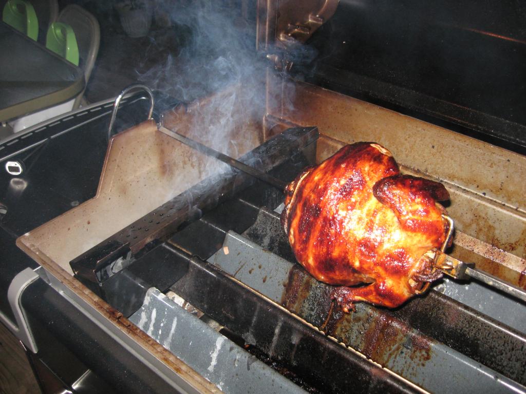 Outdoor Rotisserie Cooking er BBQ Rotisserie Set and Cooking