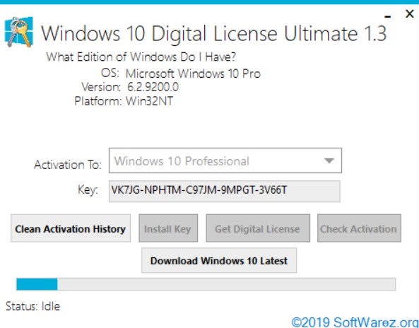 Windows 10 Digital License Ultimate Full imagen