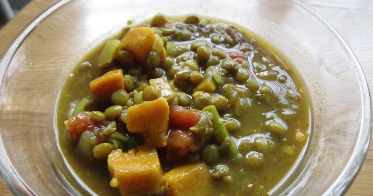 The Vegetable Collaboration: Curried Sweet Potato and Lentil Soup ...