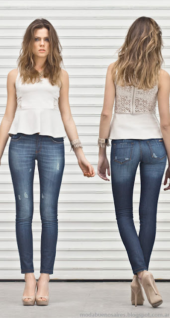 Markova jeans moda verano 2014. Pantalones de mujer moda 2014.