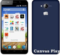 Micromax launches 5.5 inch Canvas Play 4G Smartphone in India at Rs.12499