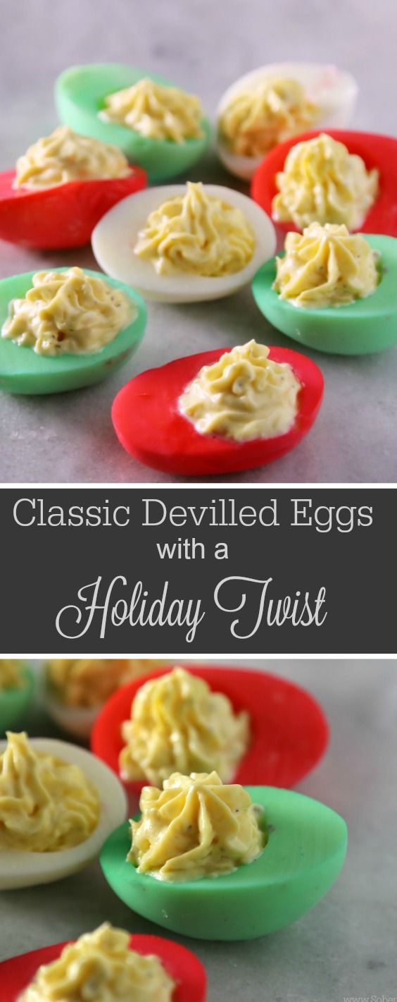 CLASSIC DEVILLED EGGS RECIPE WITH A HOLIDAY TWIST Easy Recipes