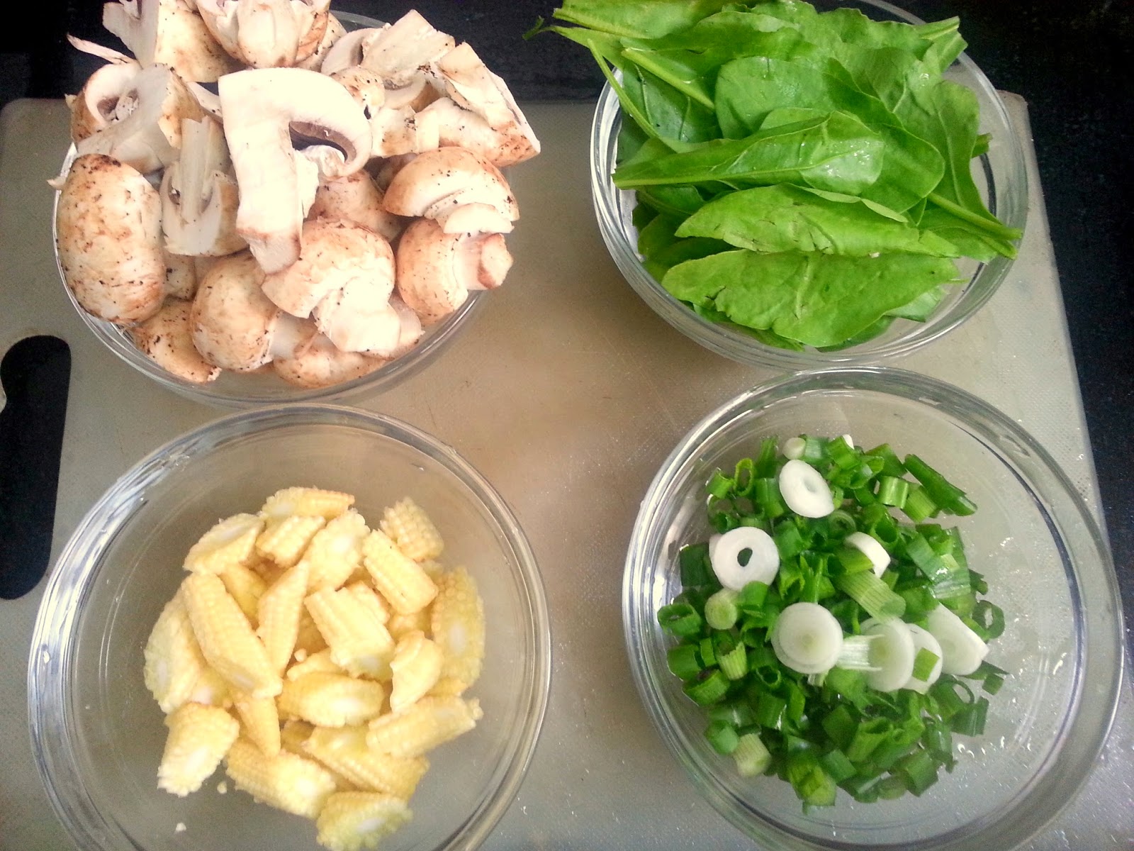 Stir Fried Mushrooms ( Chinese Style)