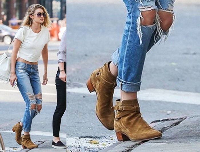 Cómo combinar botas cortas y jeans Makeup Extremo