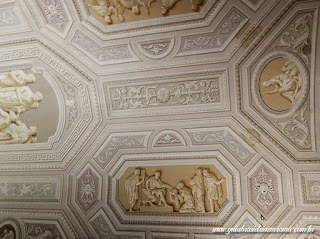 teto museus vaticanos sala tapecarias pioVI - Tr&ecirc;s tetos dos Museus Vaticanos