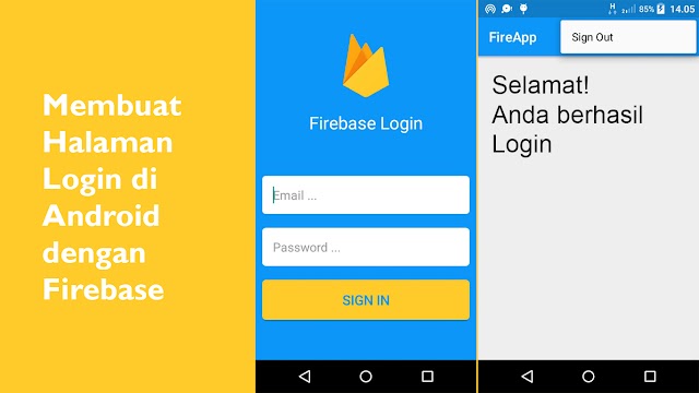 Membuat Halaman Login di Android dengan Firebase