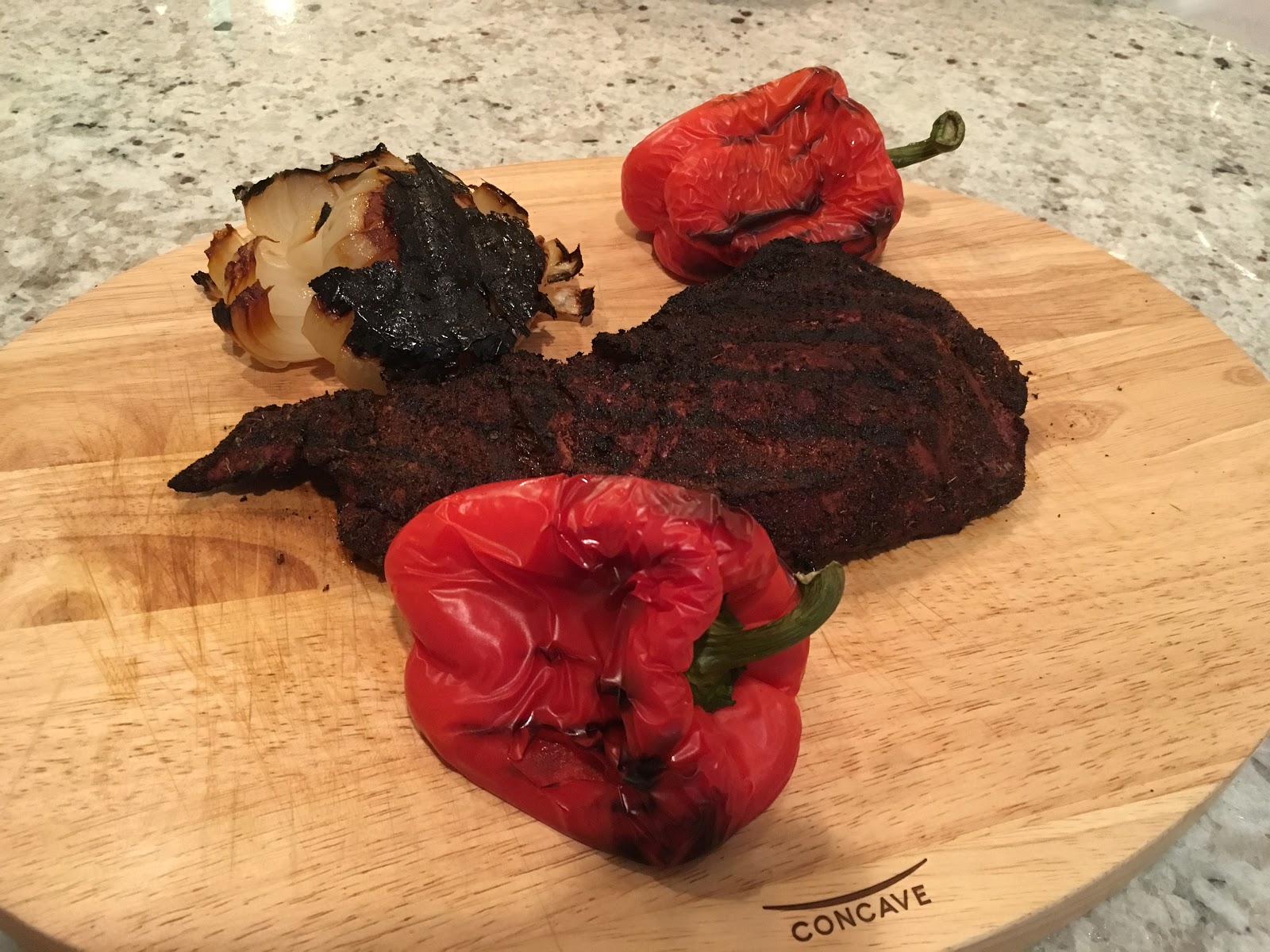 The Lowcountry Lady Big Green Egg Simple Flank Steak Fajitas