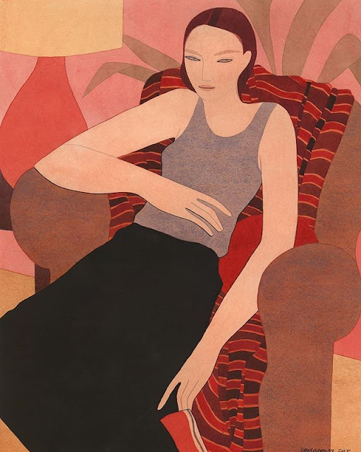 por Kelly Beeman | ilustraciones femeninas bonitas | arte y dibujo | cool art illustrations | a r t | iconoCero paintings by female artist Kelly Beeman | imagenes lindas de arte pinturas