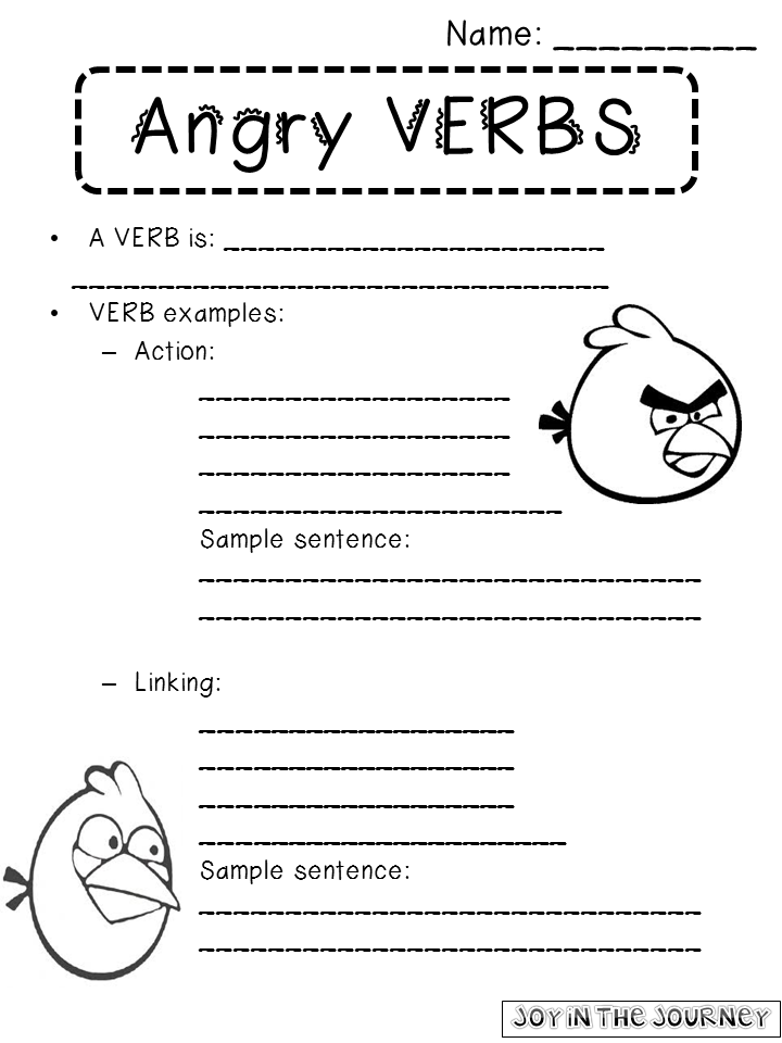Angry Verbs And A CURRENTLY Joy In The Journey 