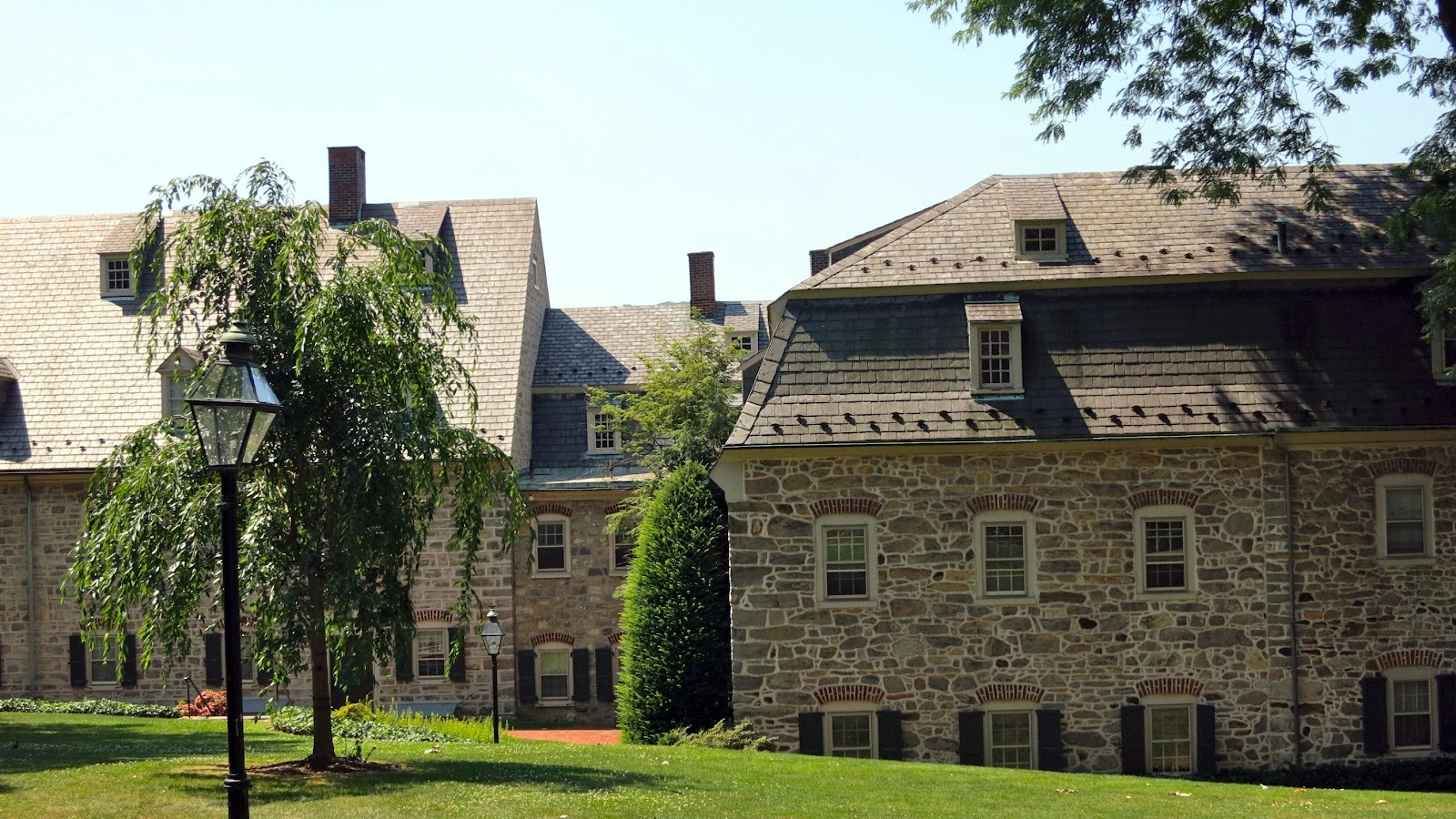 A Proper Bostonian Postcard From Pennsylvania Houses
