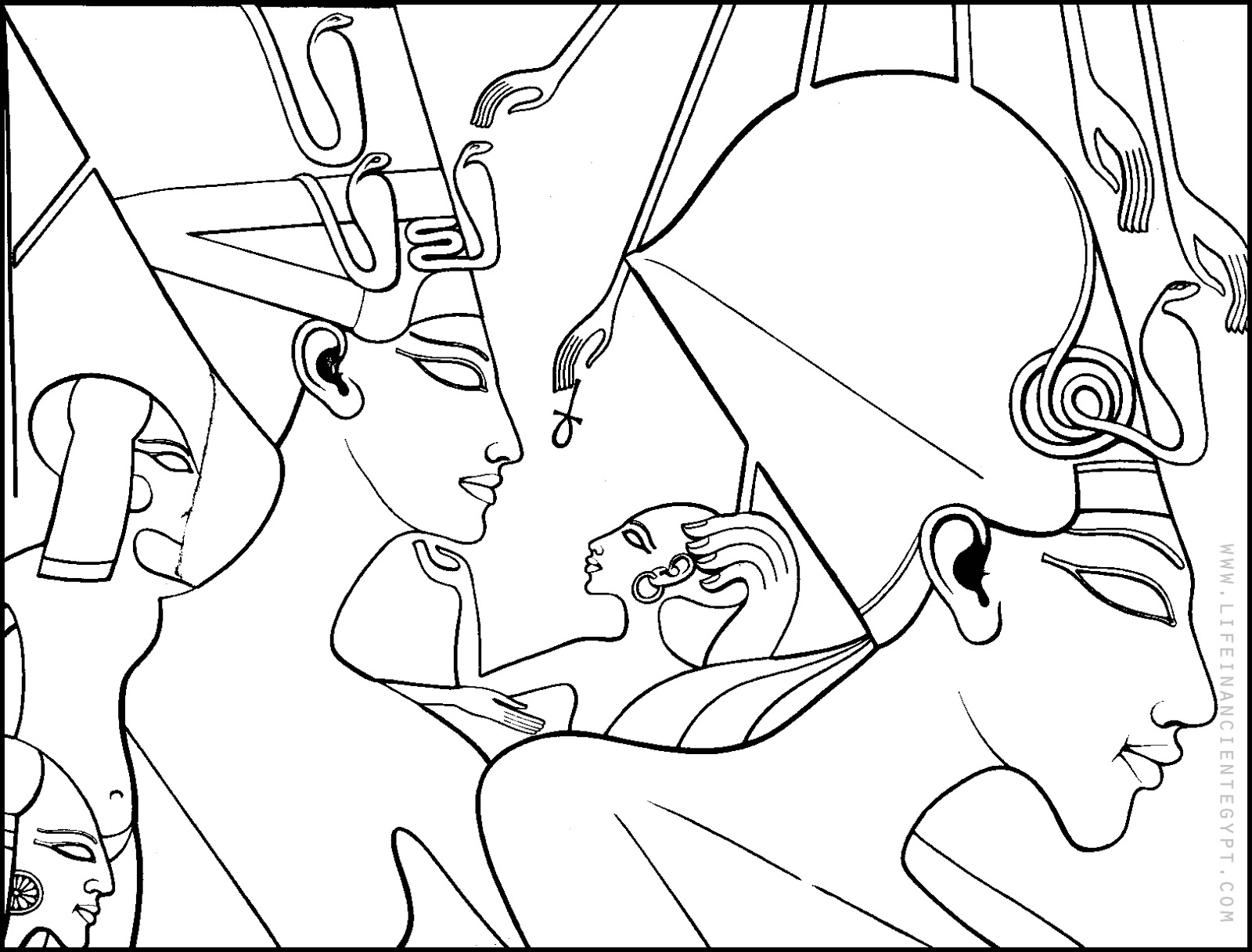 Egyptian Princess Coloring Pages