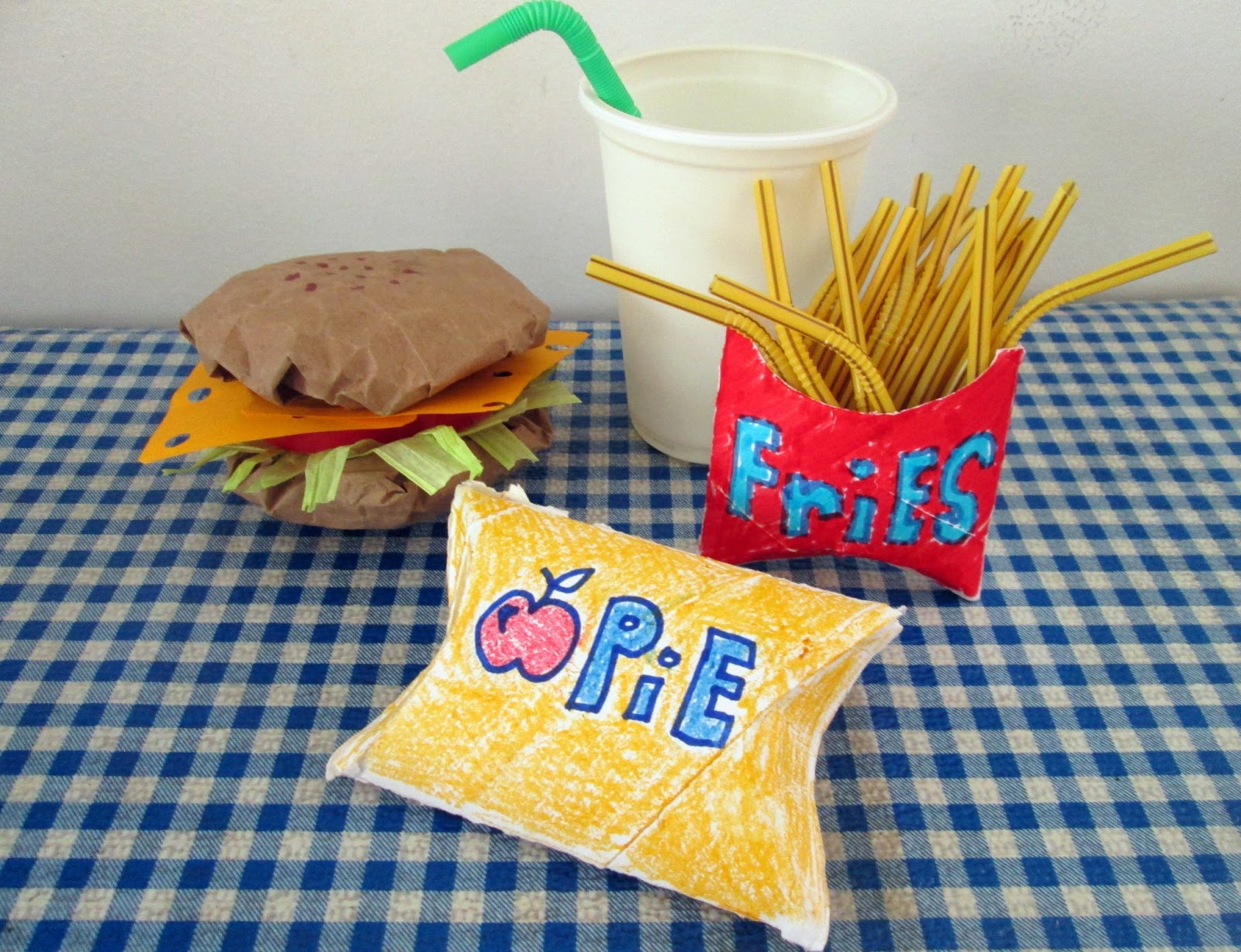 homeeco nanay DIY Pretend Fast Food Part 1