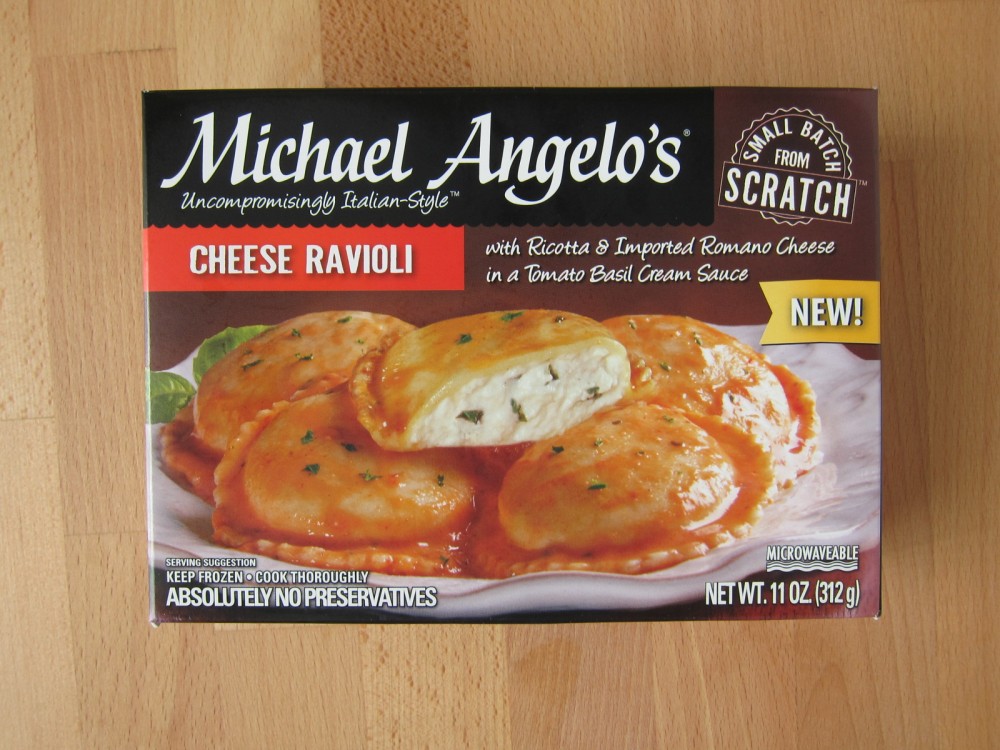 Frozen Friday Michael Angelo's Cheese Ravioli
