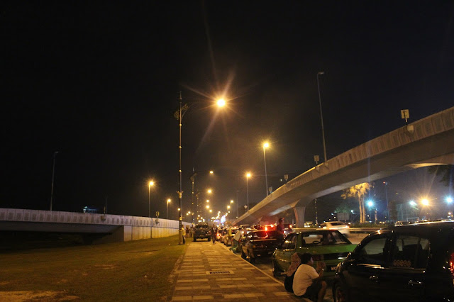 Night Photography Di Dataran Johor Dengan Camera Canon 