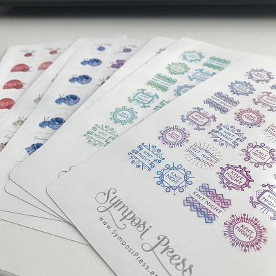 Knitting Stickers from Symposi Press