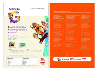 Lomba Mewarnai Boboiboy bersama Gramedia dan Monami Lomba Mewarnai Boboiboy bersama Gramedia dan Monami