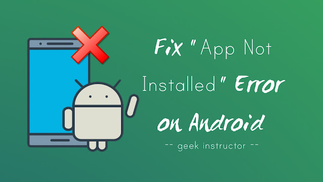 Fix app not installed error on Android