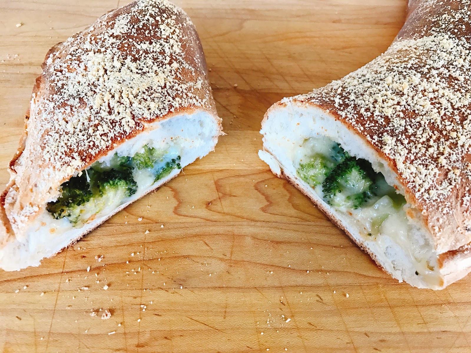 Broccoli and Cheese Calzone