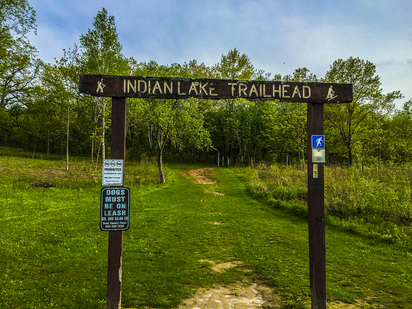 The Ice Age Trail at Indian Lake County Park in Dane WI