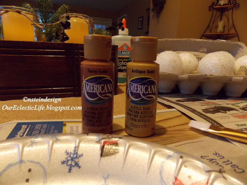 Our Eclectic Life How to soften LED candles and some Cristmas