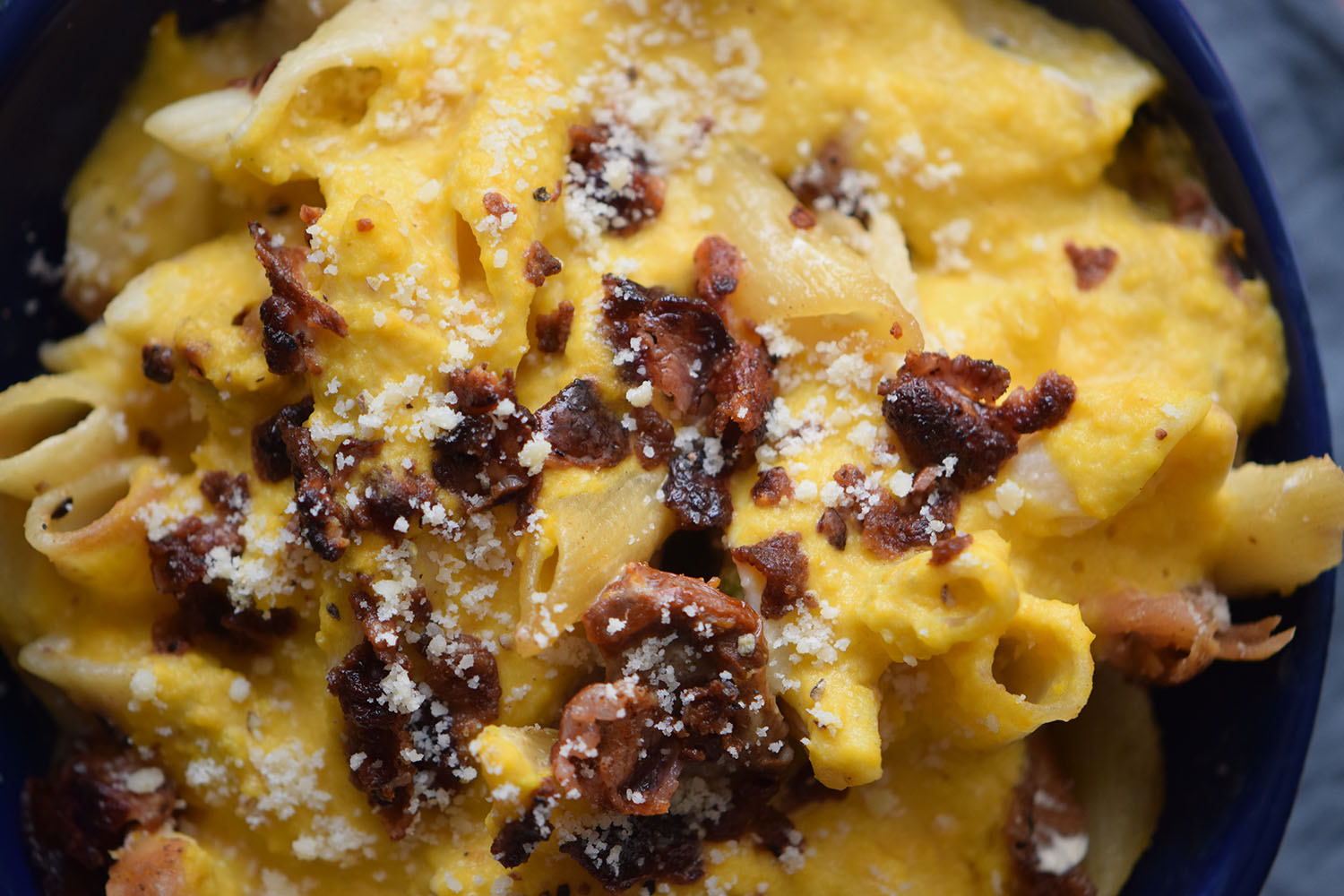 Bacon, Pumpkin, Pasta, Oh My! Pharr Away