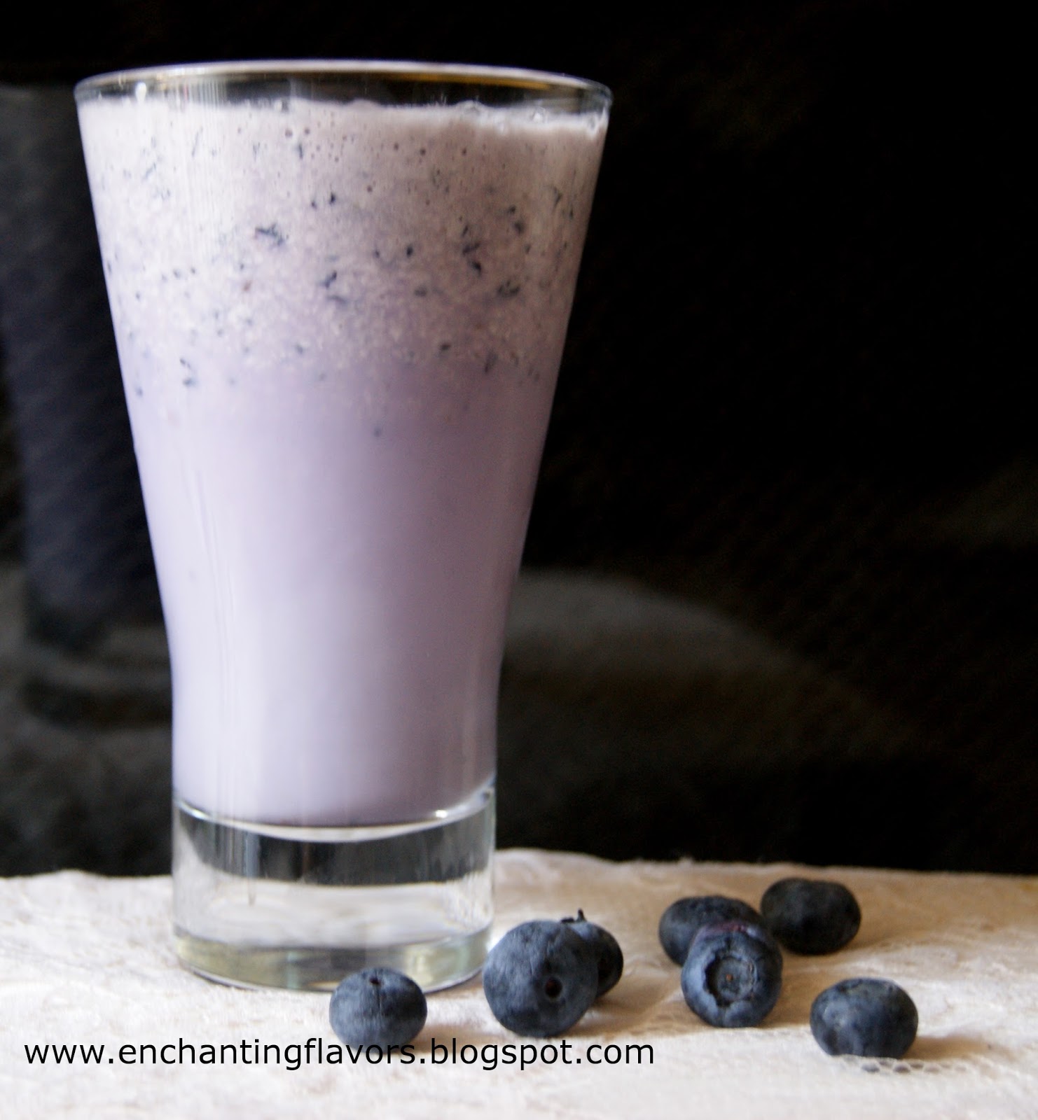 Enchanting Flavors: Blueberry Milk Shake 